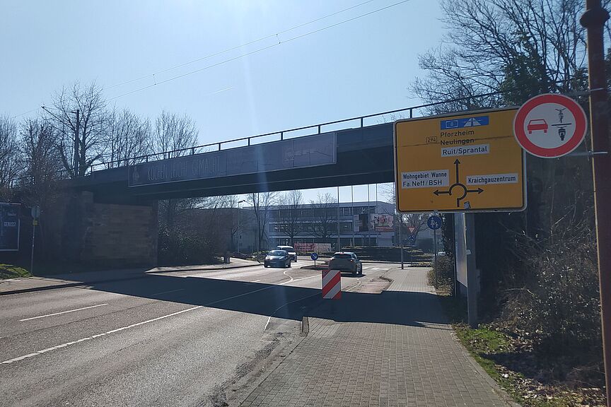 B294 Kreisverkehr - Nähe Fa. Neff und Kraichgau-Center B294 Kreisverkehr - Nähe Fa. Neff und Kraichgau-Center