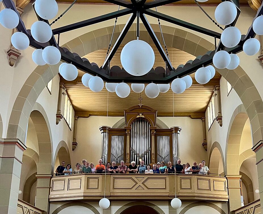 Gruppenbild in der Eppinger Kirche