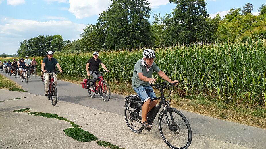 Die Gruppe hatte unterwegs viel Spaß